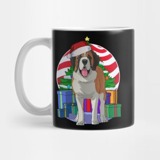 Saint Bernard Dog Christmas Tree Decoration Mug